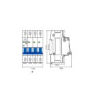 INTERRUPTOR AUTOMATICO 4P 50A-415V AC 6KA LEXO - Imagen 2