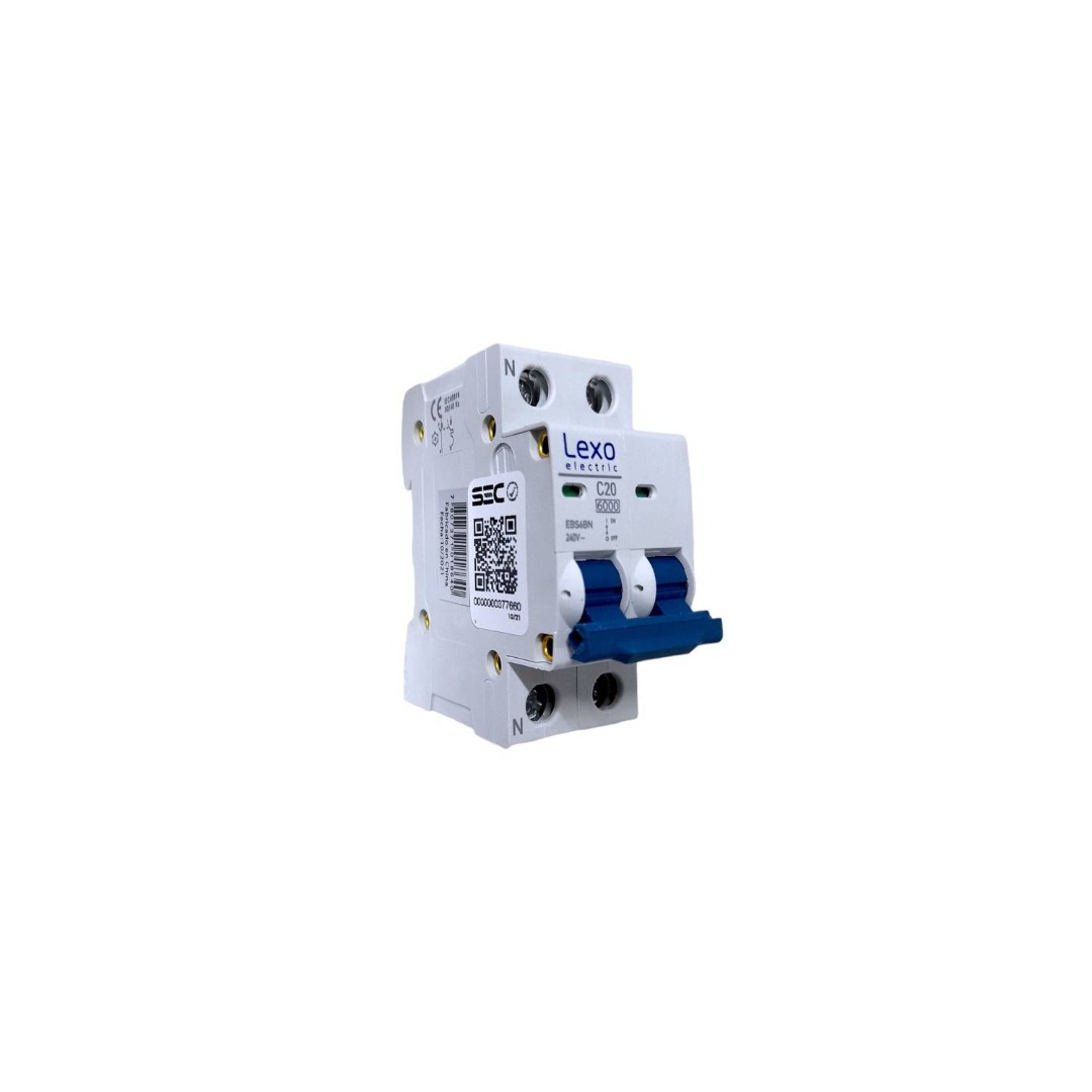 INT-BIPOLAR-20A-6KA-240VAC-OPTIMIZADA.jpg INTERRUPTOR AUTOMATICO 2P 20A-240V AC 6KA LEXO - Imagen 1