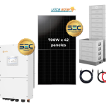 KIT FOTOVOLTAICO HÍBRIDO REAL 30kW TRIFÁSICO